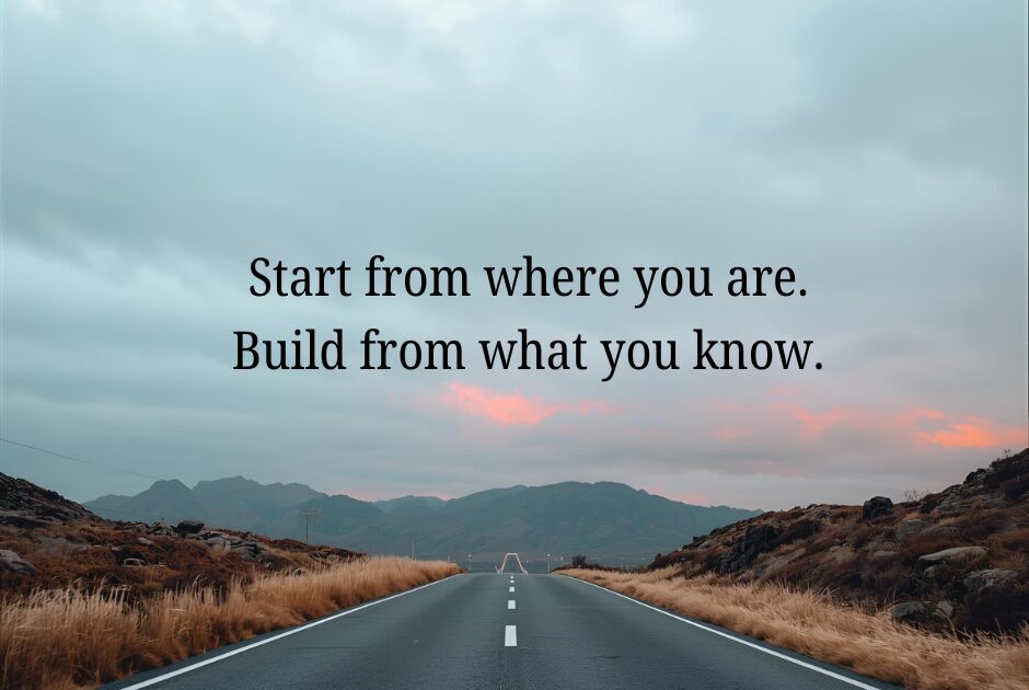 You don’t have to rush. Begin where you are. (2) structured online business after 55